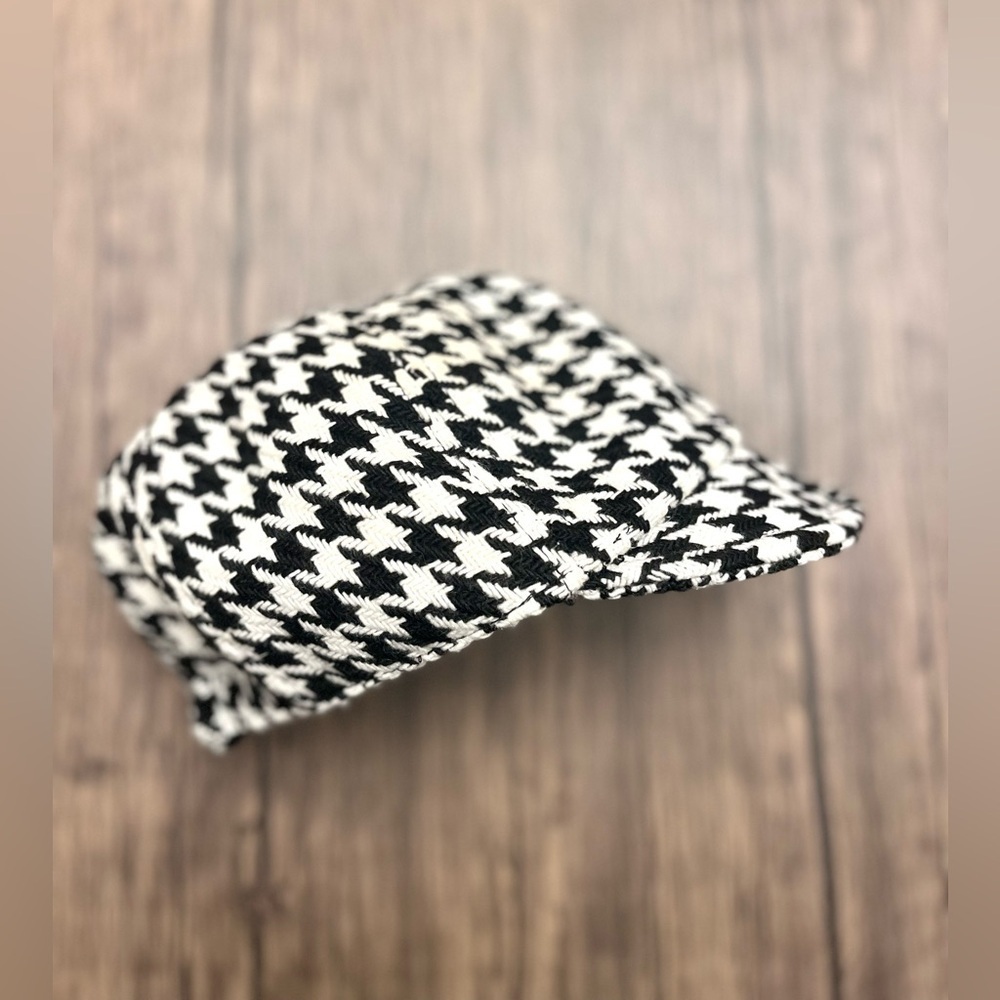 Houndstooth Fiddler Cap NWOT - Picture 2 of 4